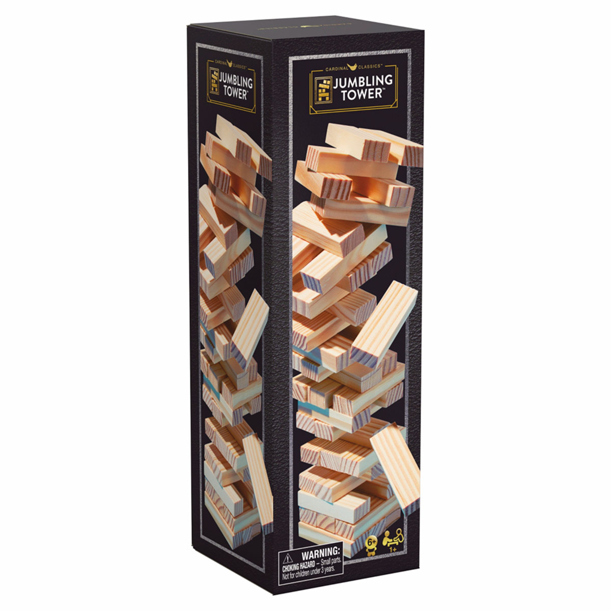 JUEGO TORRE DE BLOQUES DE MADERA JUEGOS DE MESA CLASICO - 6