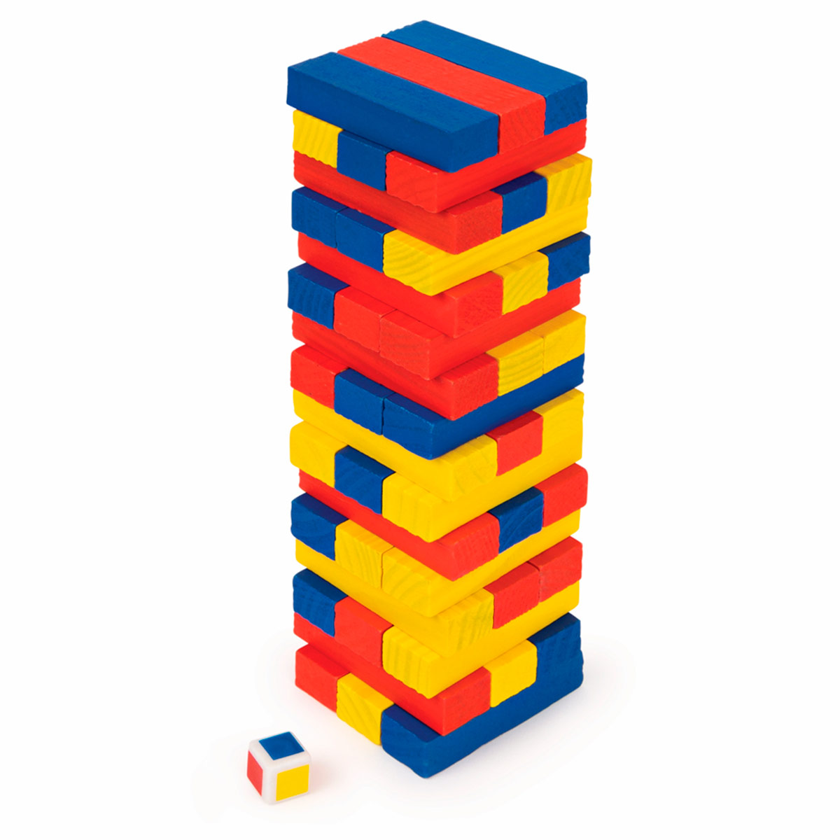 JUEGO TORRE DE BLOQUES COLORES JUEGOS DE MESA CLASICO - 2