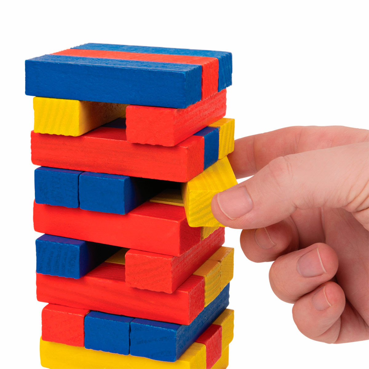 JUEGO TORRE DE BLOQUES COLORES JUEGOS DE MESA CLASICO - 4