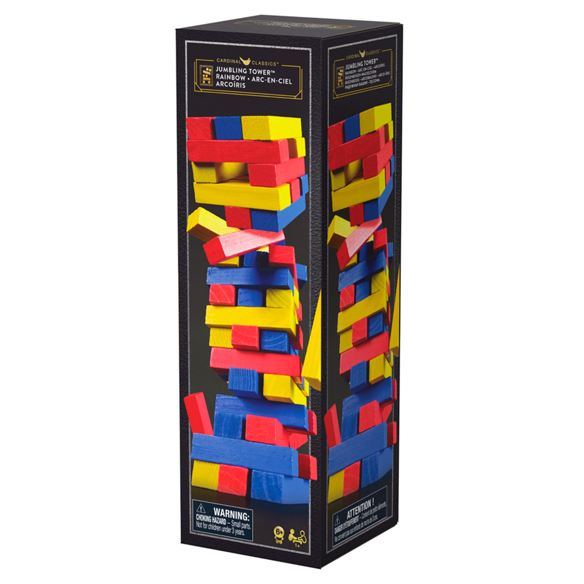 JUEGO TORRE DE BLOQUES COLORES JUEGOS DE MESA CLASICO - 6