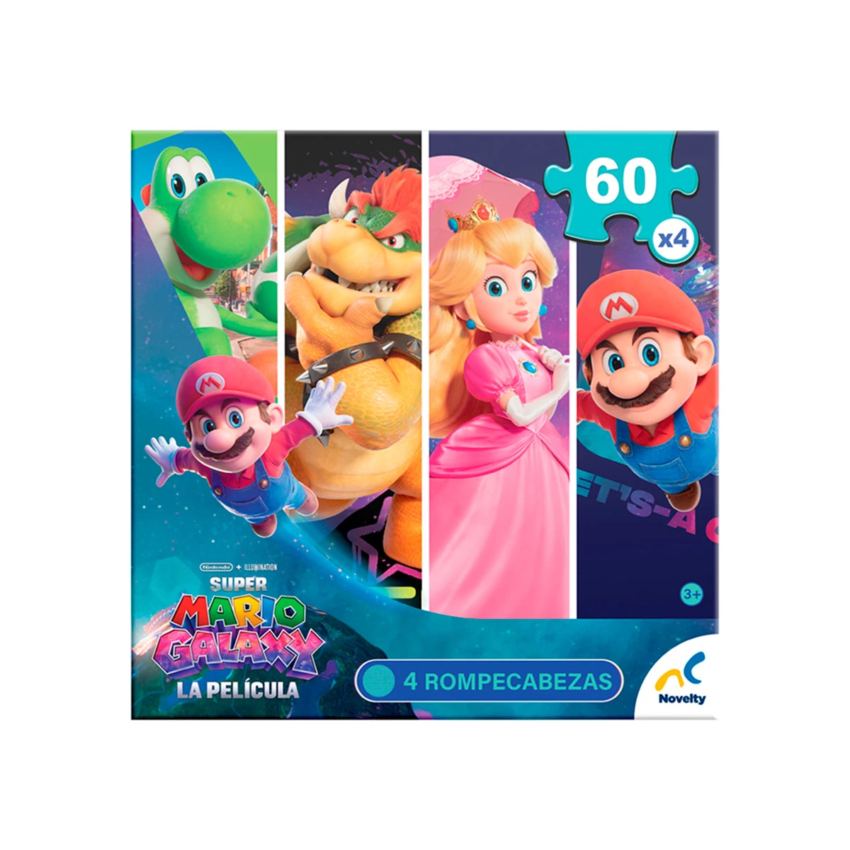 ROMPECABEZAS MARIO BROS 4 EN 1 - 1