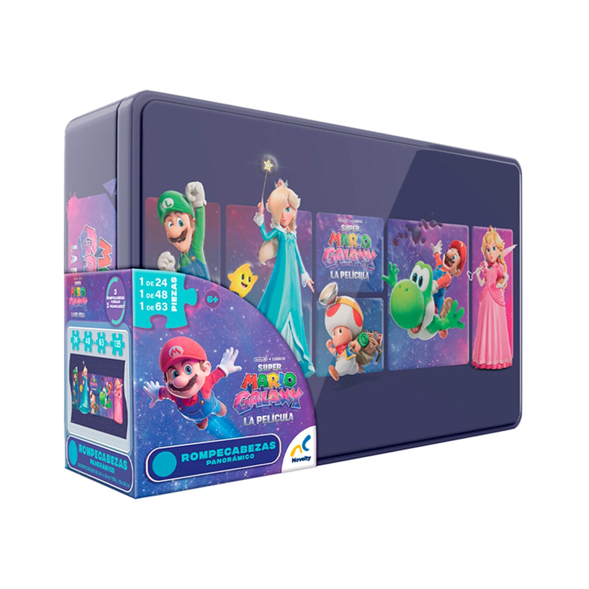 ROMPECABEZAS MARIO BROS TIN 3 EN 1 - 2