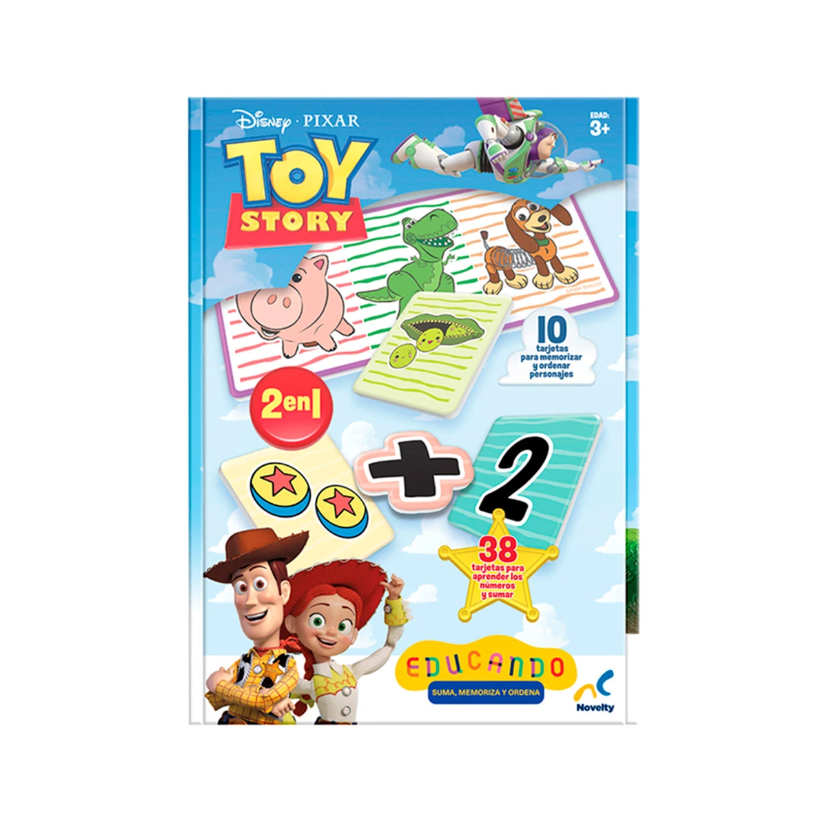 JUEGO DE MESA TOY STORY 5 SUMA, MEMORIA, ORDENA - 3