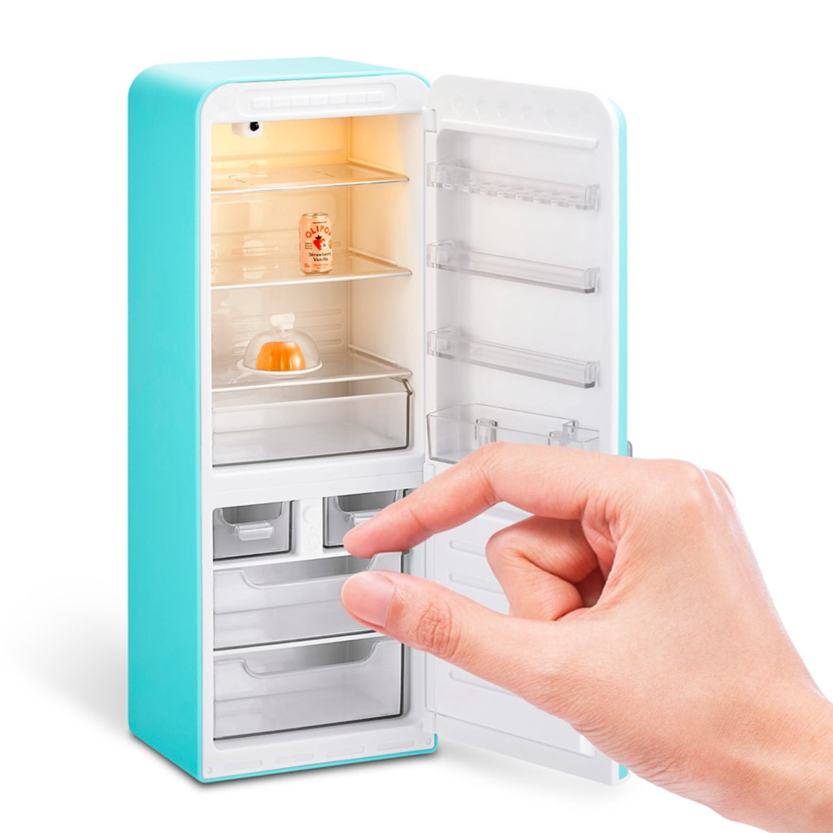 REFRIGERADORA CON LUZ MINI BRANDS - 2