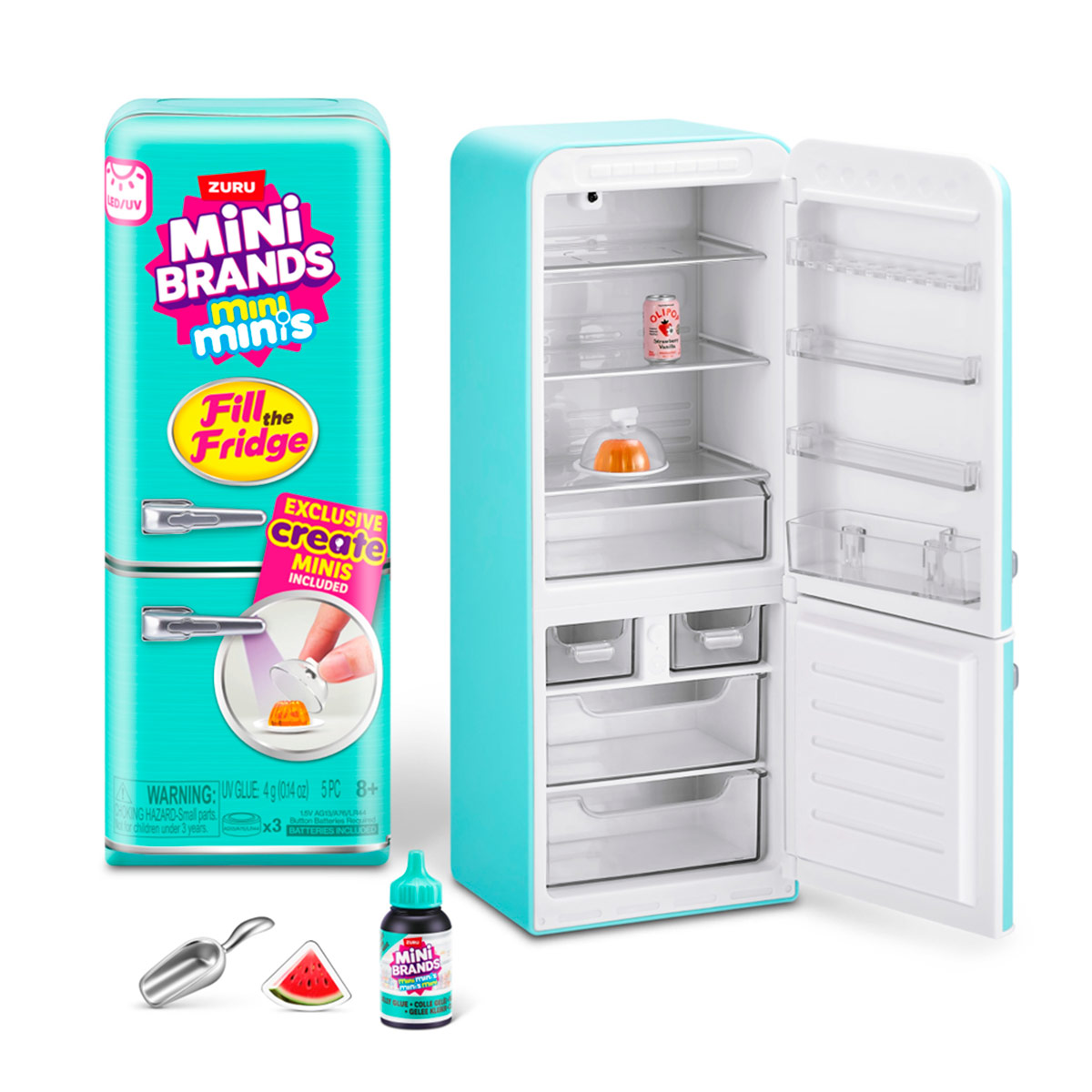REFRIGERADORA CON LUZ MINI BRANDS - 14