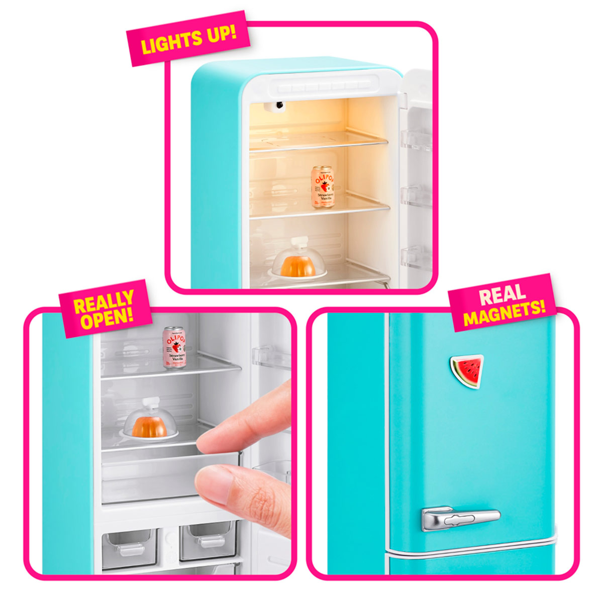 REFRIGERADORA CON LUZ MINI BRANDS - 5