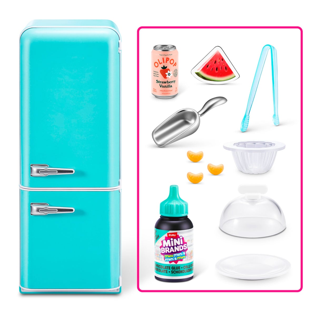 REFRIGERADORA CON LUZ MINI BRANDS - 6