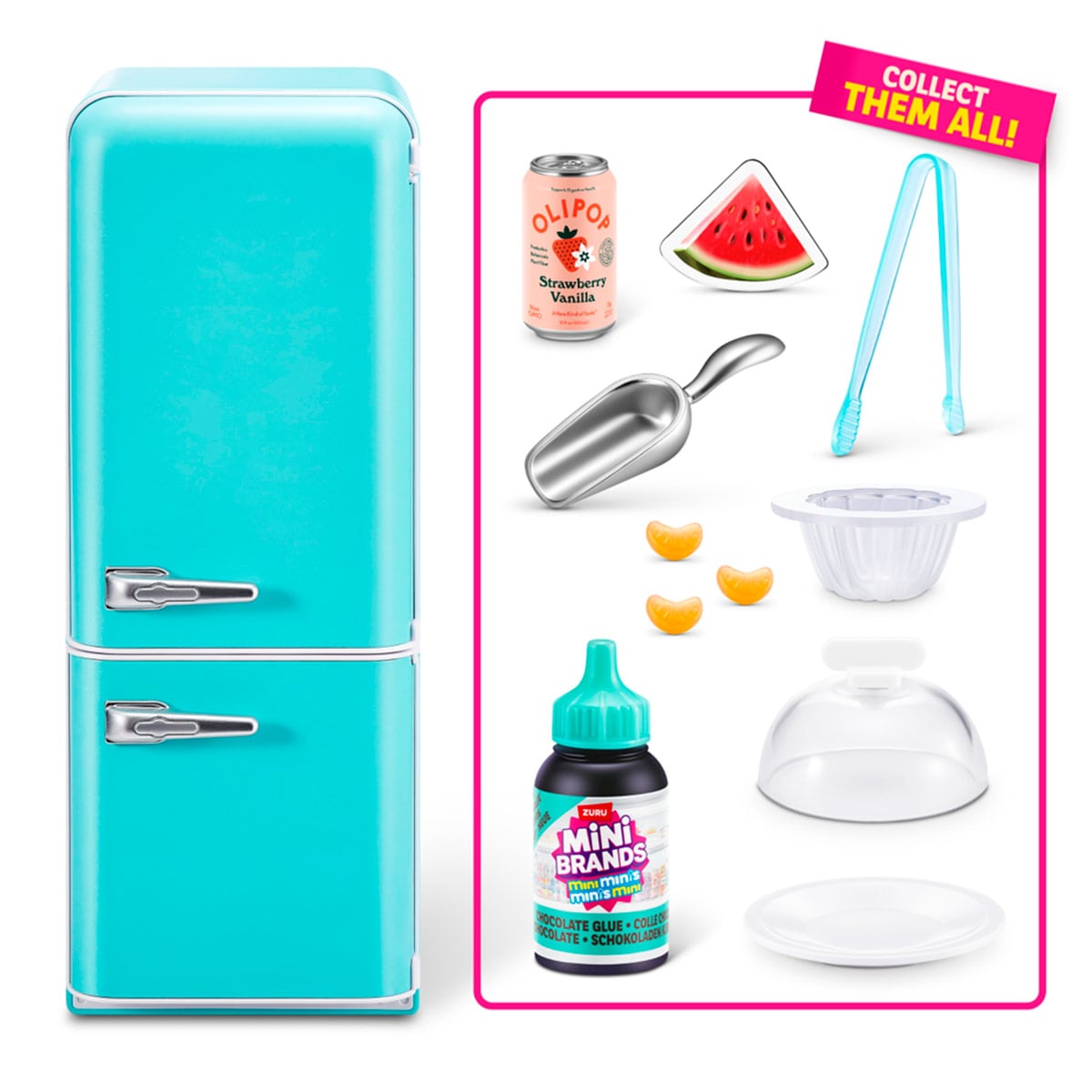 REFRIGERADORA CON LUZ MINI BRANDS - 7