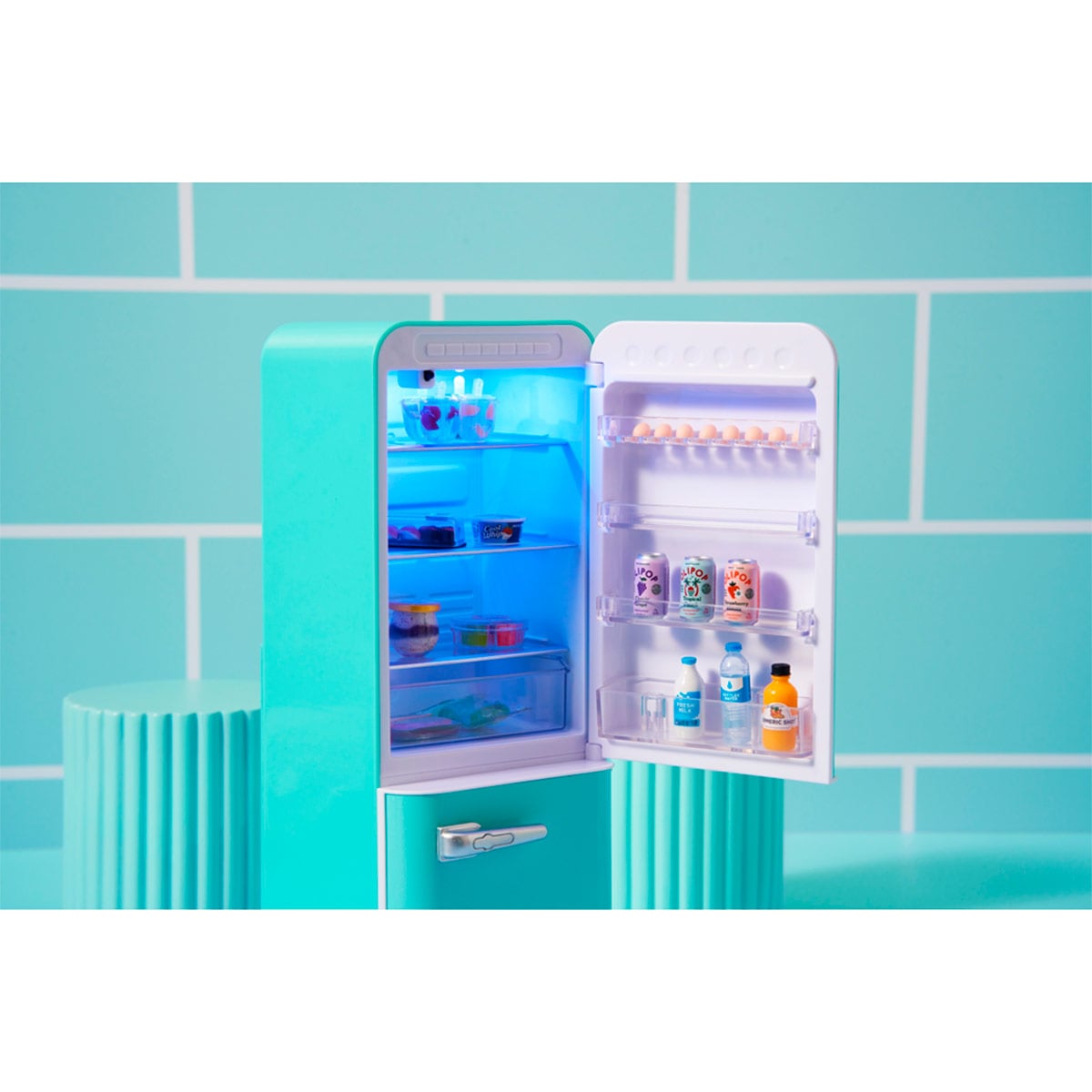 REFRIGERADORA CON LUZ MINI BRANDS - 10