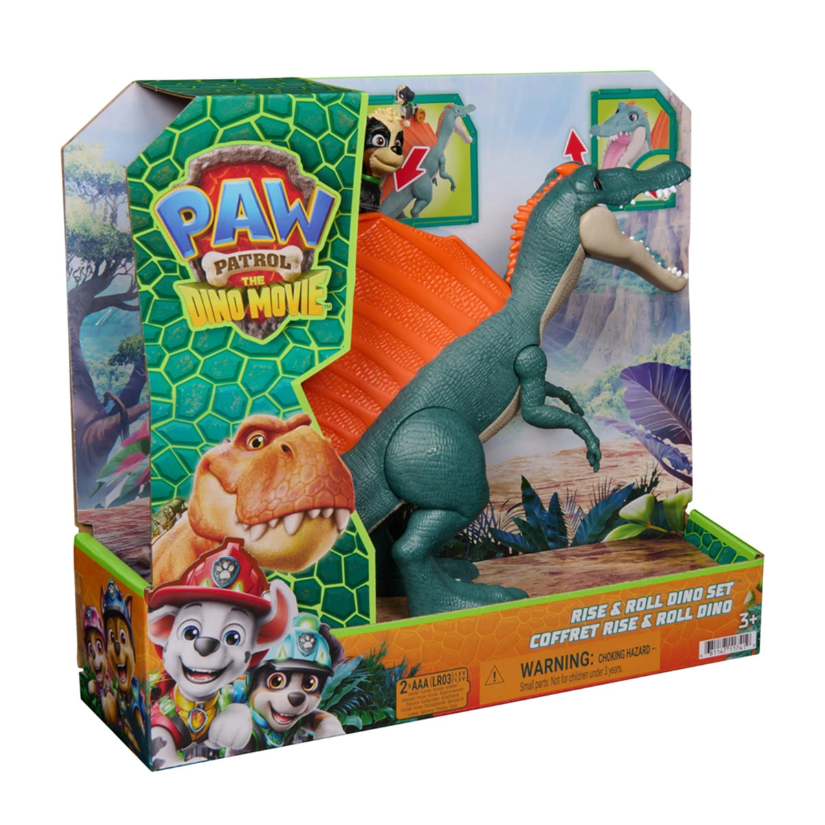 SET DE DINOSAURIOS PAW PATROL RISE & ROLL  - 2