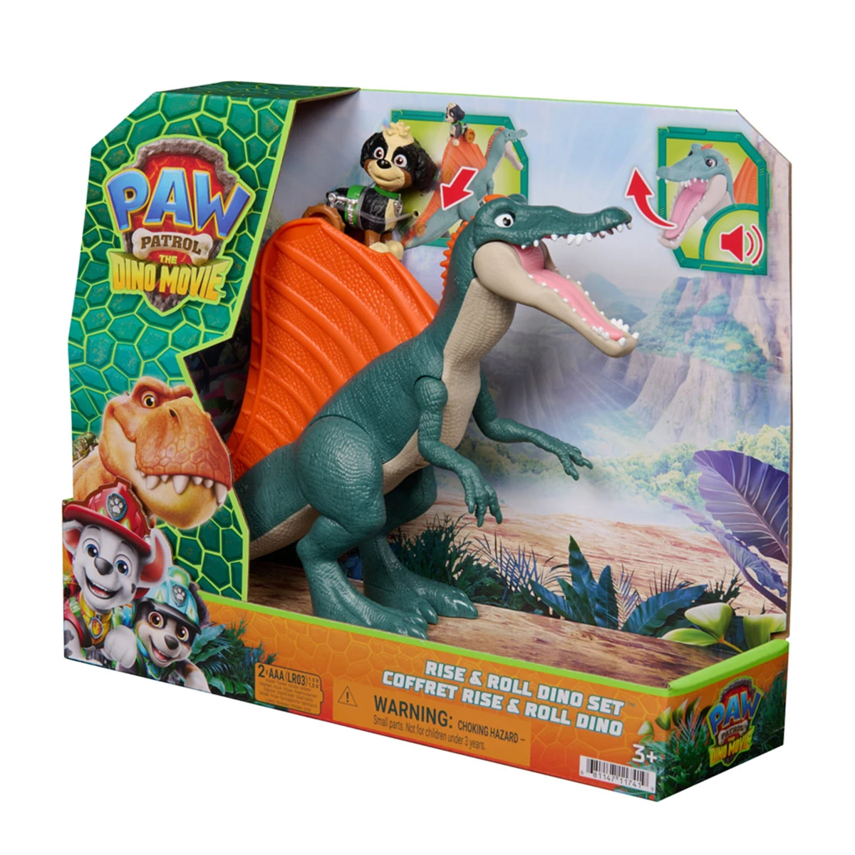 SET DE DINOSAURIOS PAW PATROL RISE & ROLL  - 3