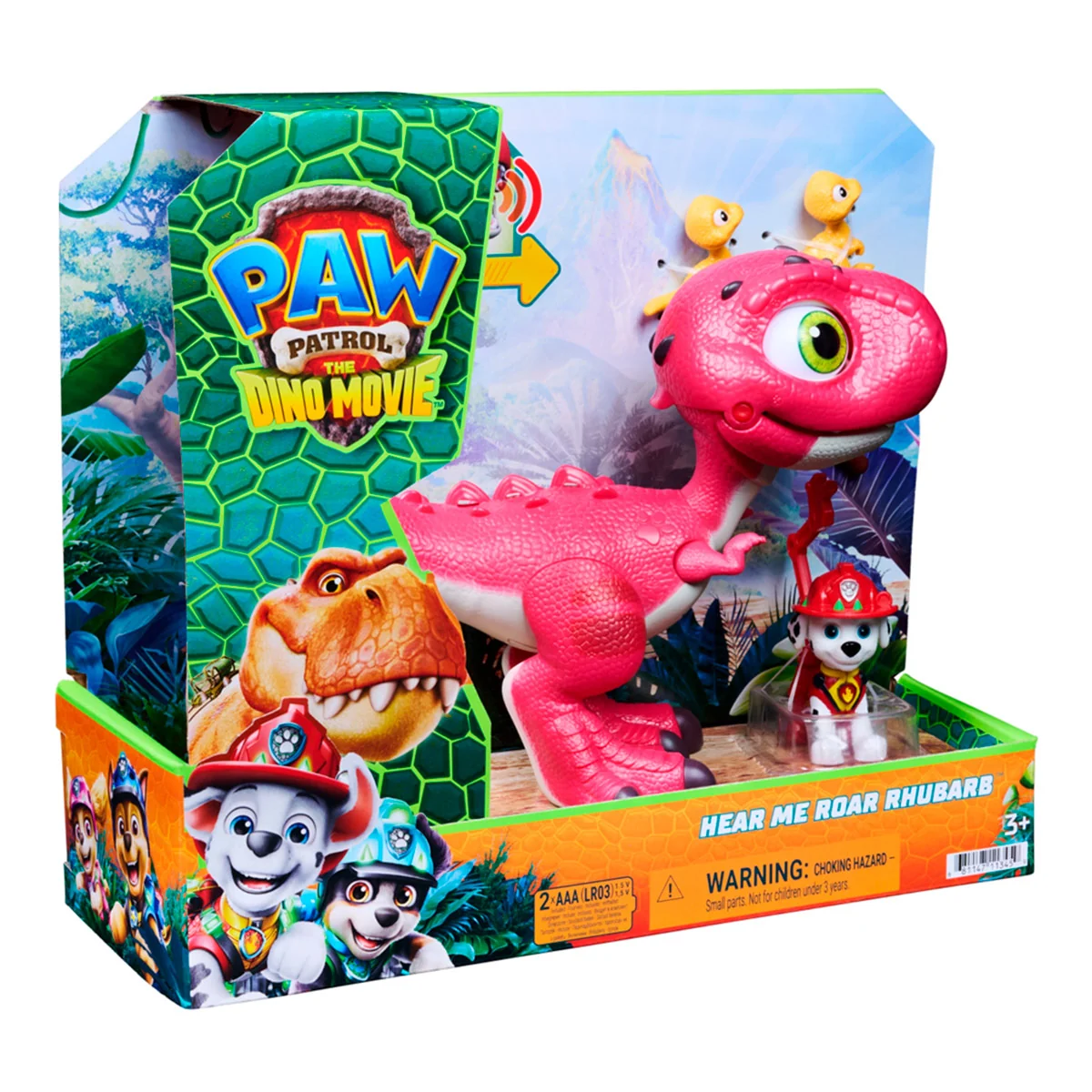 PACK X2 FIGURAS DE ACCIÓN PAW PATROL ROARING RHUBARB MARSHALL PELÍCULA - 2
