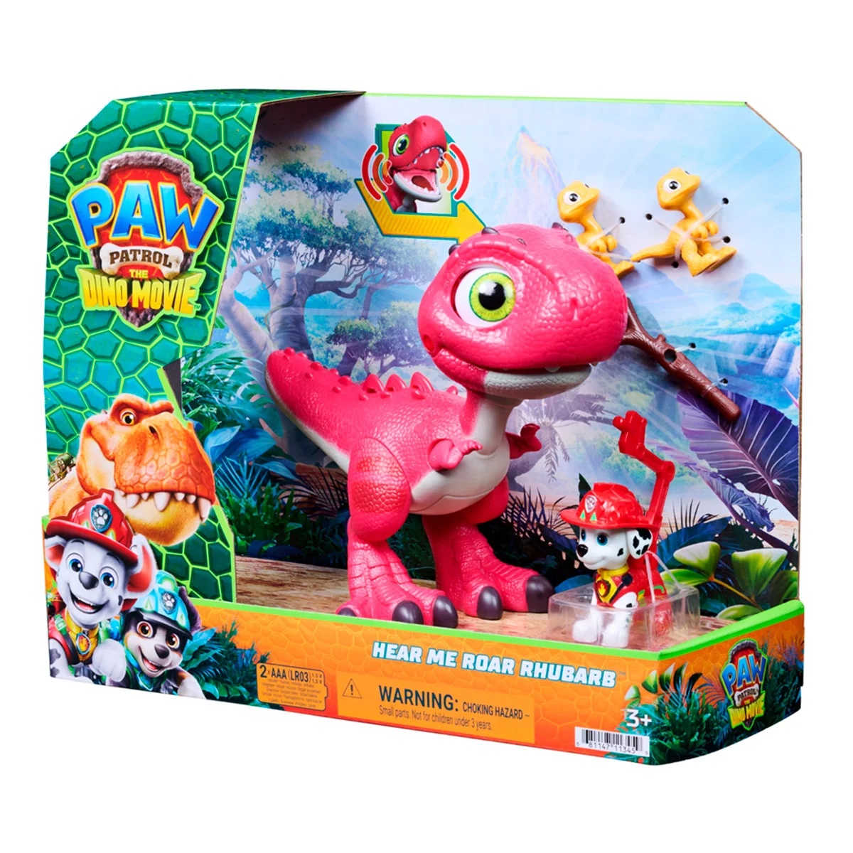 PACK X2 FIGURAS DE ACCIÓN PAW PATROL ROARING RHUBARB MARSHALL PELÍCULA - 3