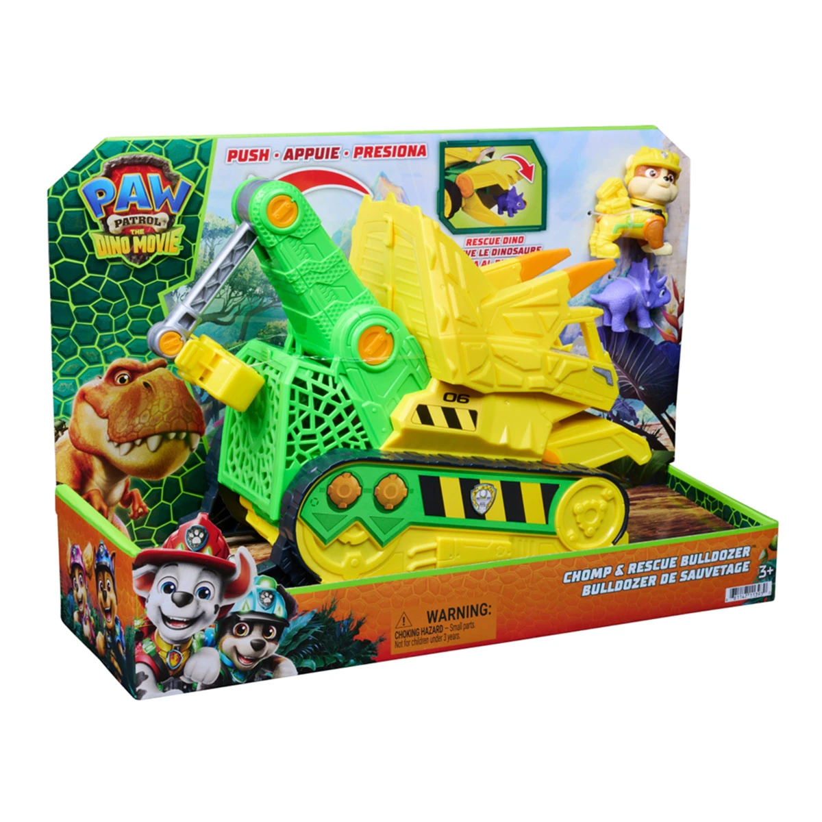 VEHÍCULO DE JUGUETE PAW PATROL TEMÁTICO RUBBLE  - 2