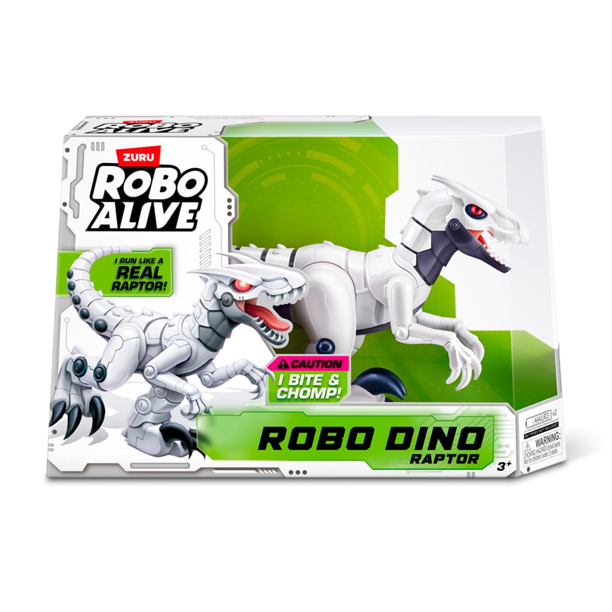 FIGURA DE ACCIÓN ROBO ALIVE DINOSAURIO RAPTOR CON MOVIMIENTOS - 3