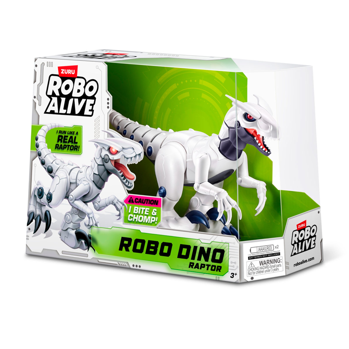 FIGURA DE ACCIÓN ROBO ALIVE DINOSAURIO RAPTOR CON MOVIMIENTOS - 4