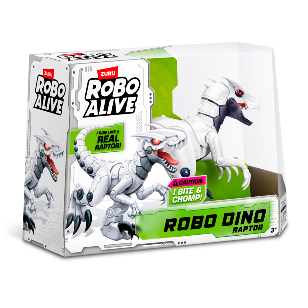 FIGURA DE ACCIÓN ROBO ALIVE DINOSAURIO RAPTOR CON MOVIMIENTOS - 5