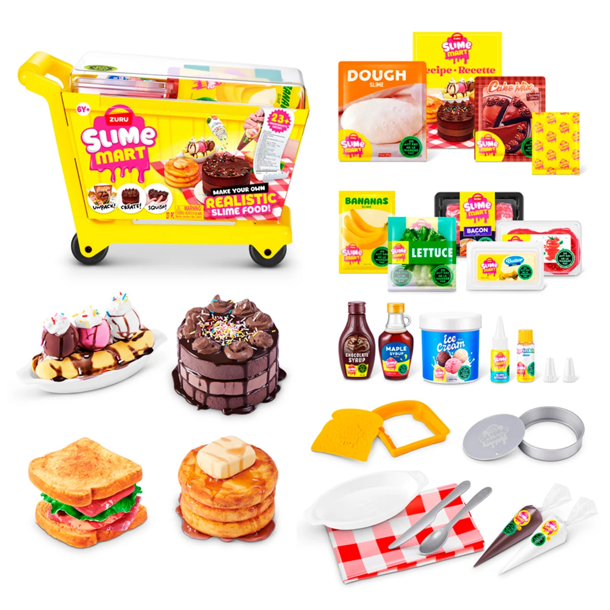 SET DE JUEGO SLIME MART CARRITO DE COMPRAS - 3