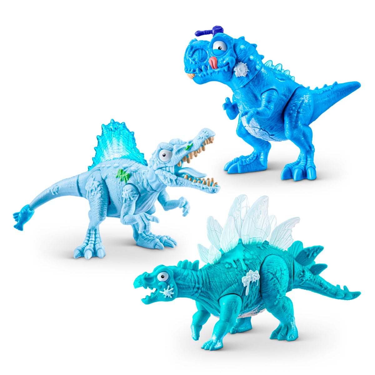 FIGURA DE ACCIÓN SMASHERS DINO PEQUEÑO EDAD DE HIELO LUMINOSO SORPRESA - 4