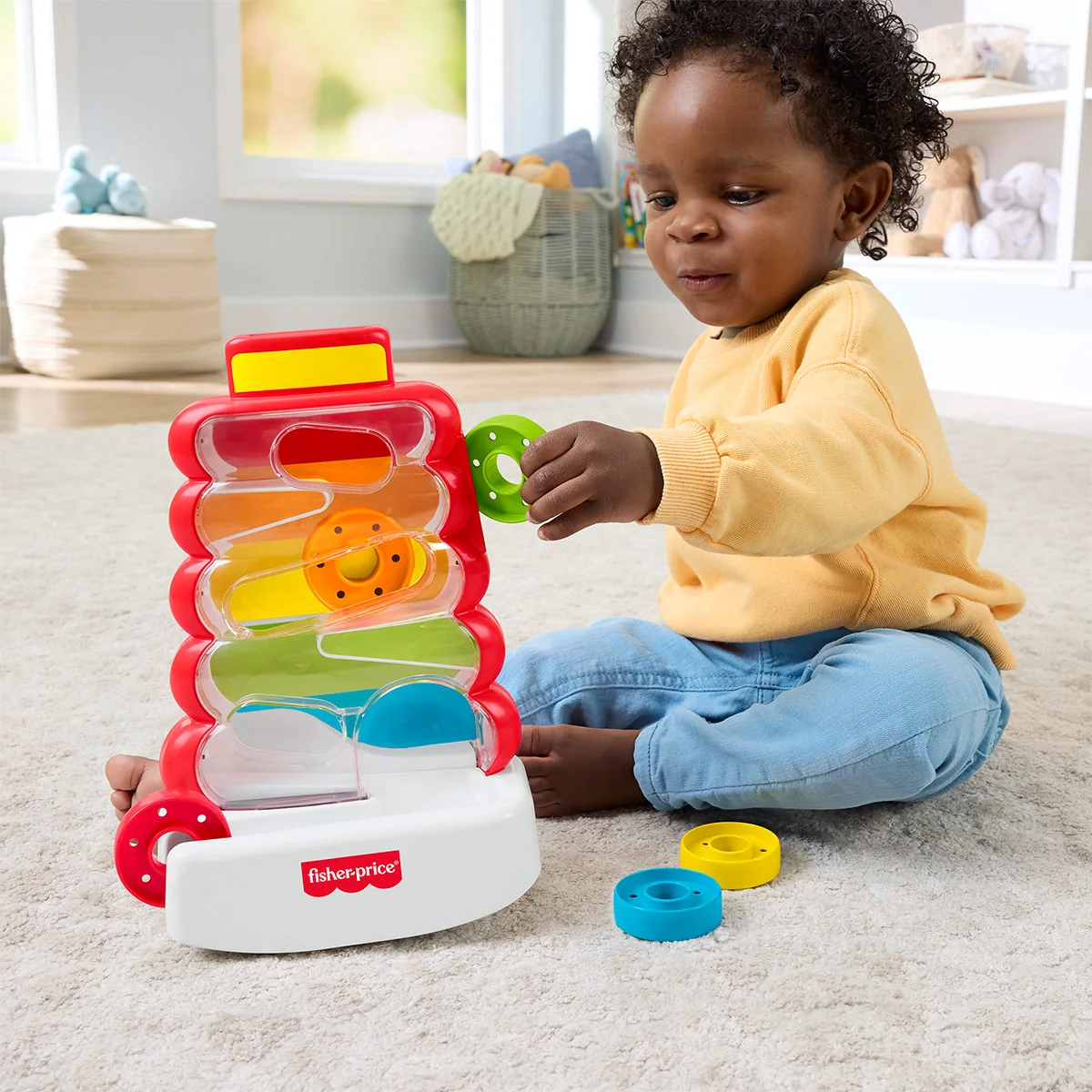 FISHER-PRICE PILA DE ARITOS QUE CAEN  - 3