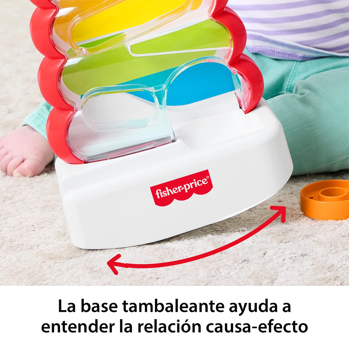 FISHER-PRICE PILA DE ARITOS QUE CAEN  - 7