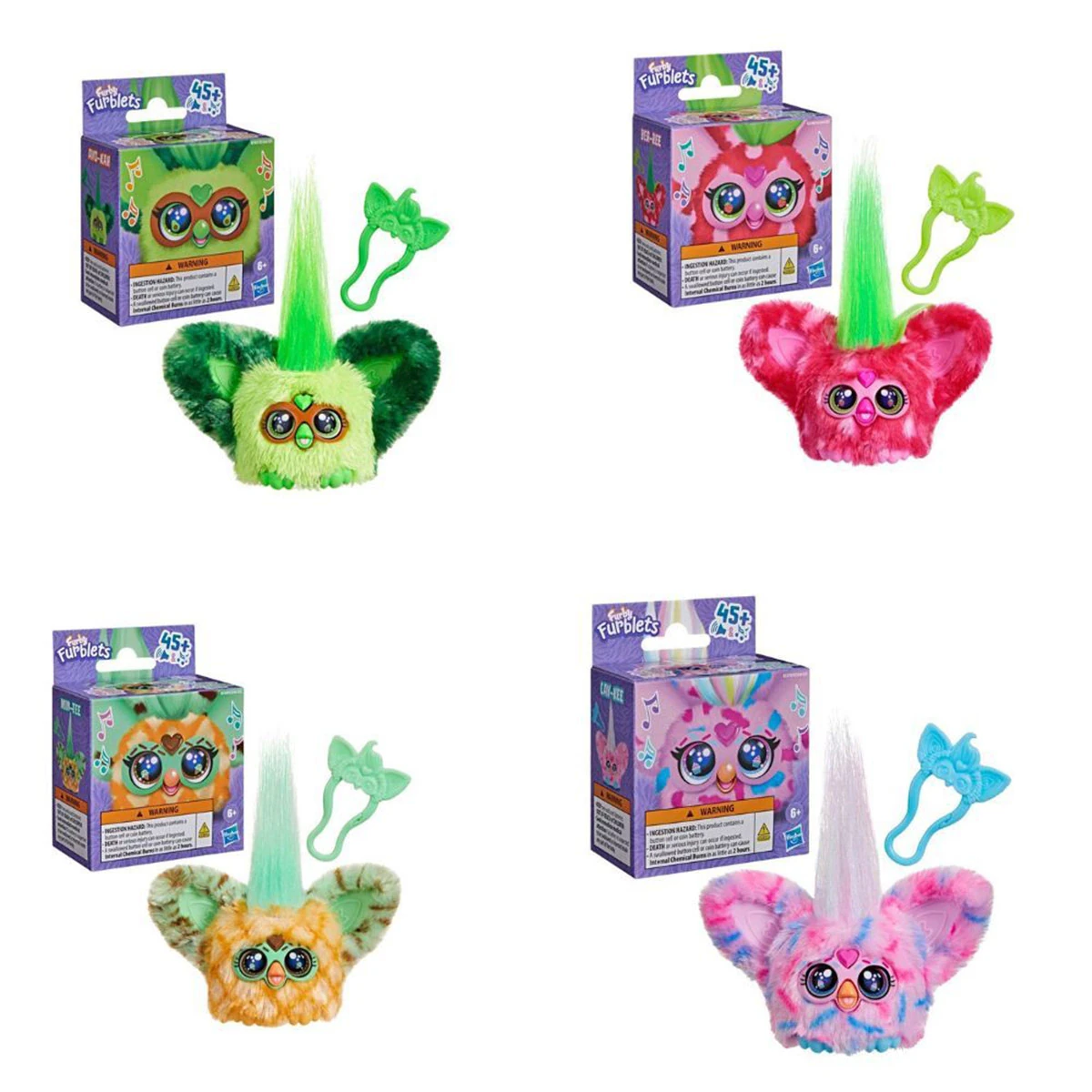 MINI AMIGO INTERACTIVO FURBY FURBLETS GOURMETS - MODELO ALEATORIO - 1