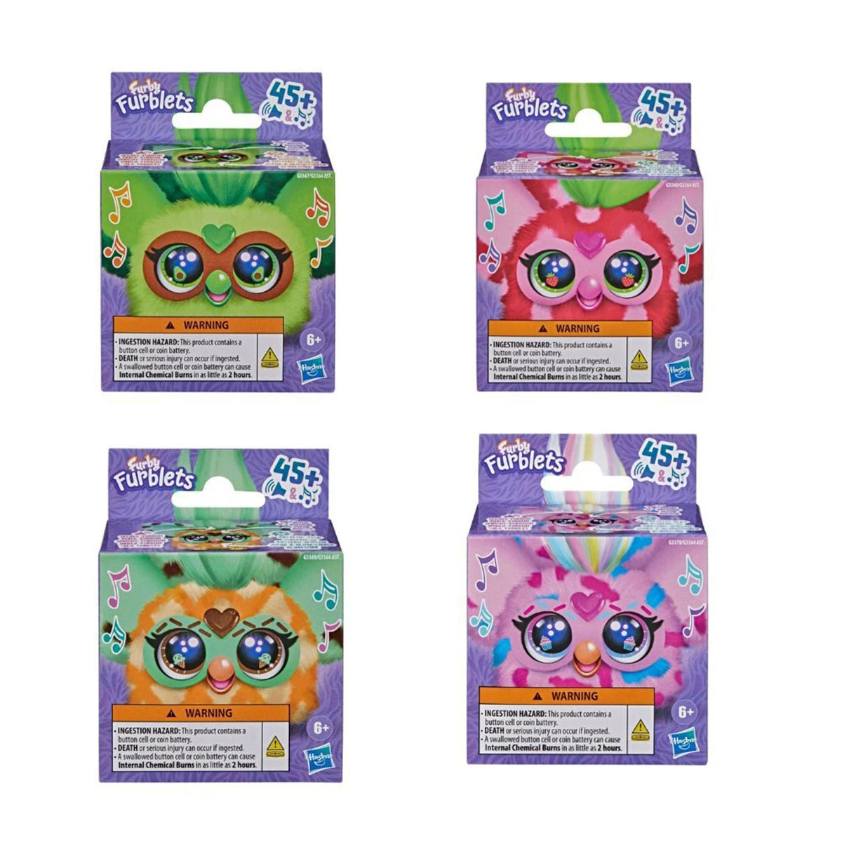 MINI AMIGO INTERACTIVO FURBY FURBLETS GOURMETS - MODELO ALEATORIO - 3