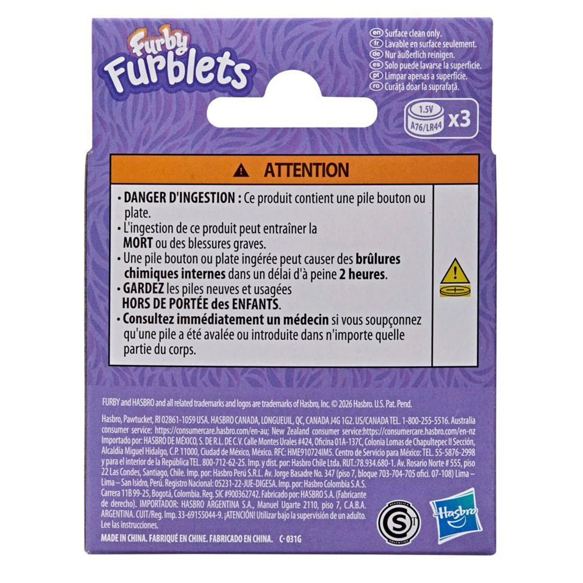 MINI AMIGO INTERACTIVO FURBY FURBLETS GOURMETS - MODELO ALEATORIO - 4