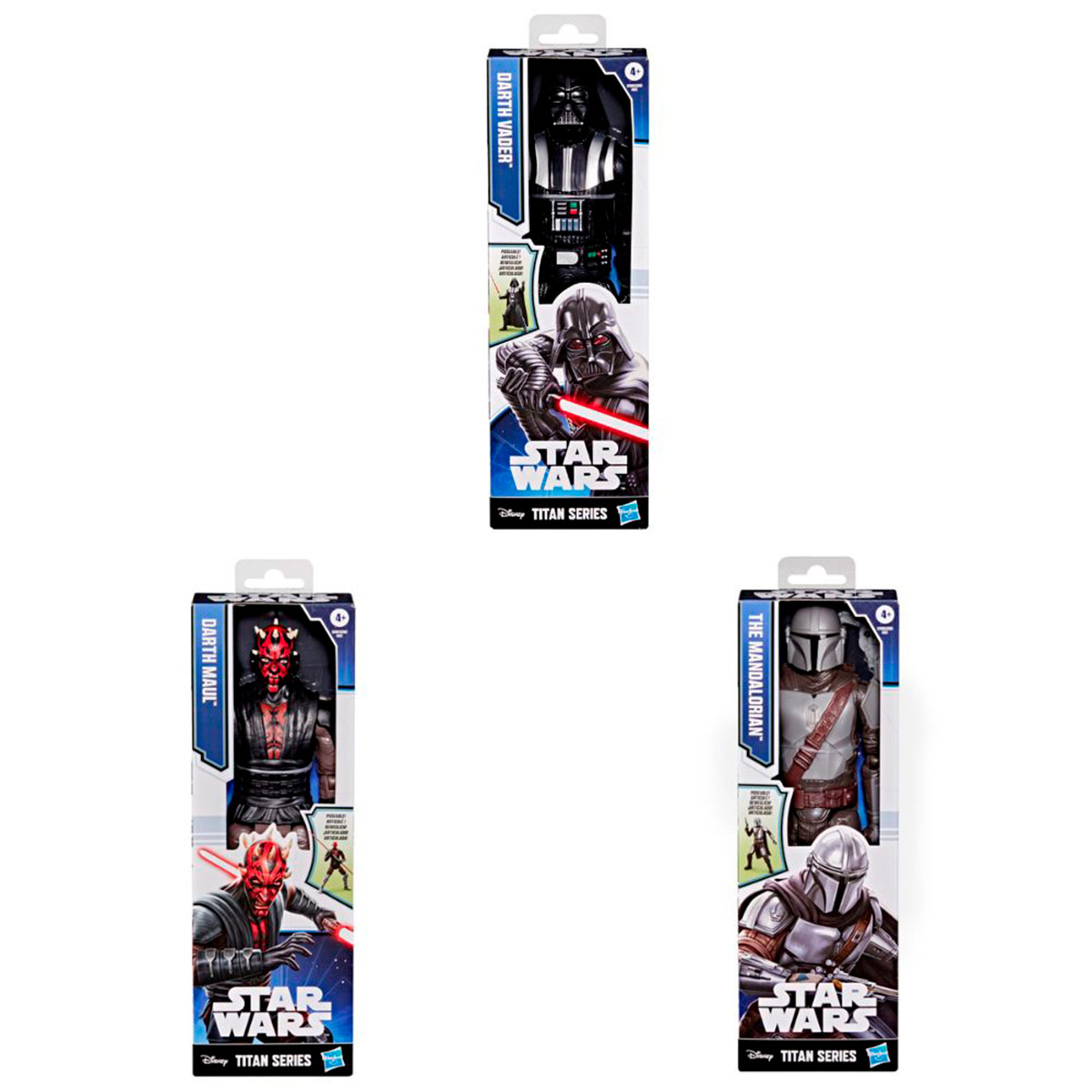 FIGURA DE ACCIÓN STAR WARS TITAN SERIES - MODELO ALEATORIO - 1