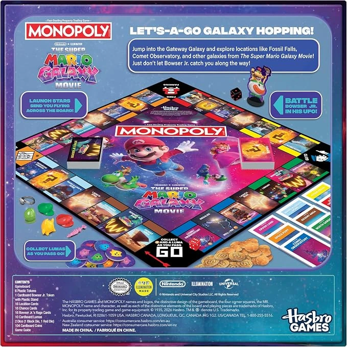 MONOPOLY SUPER MARIO GALAXY G2638  - 2