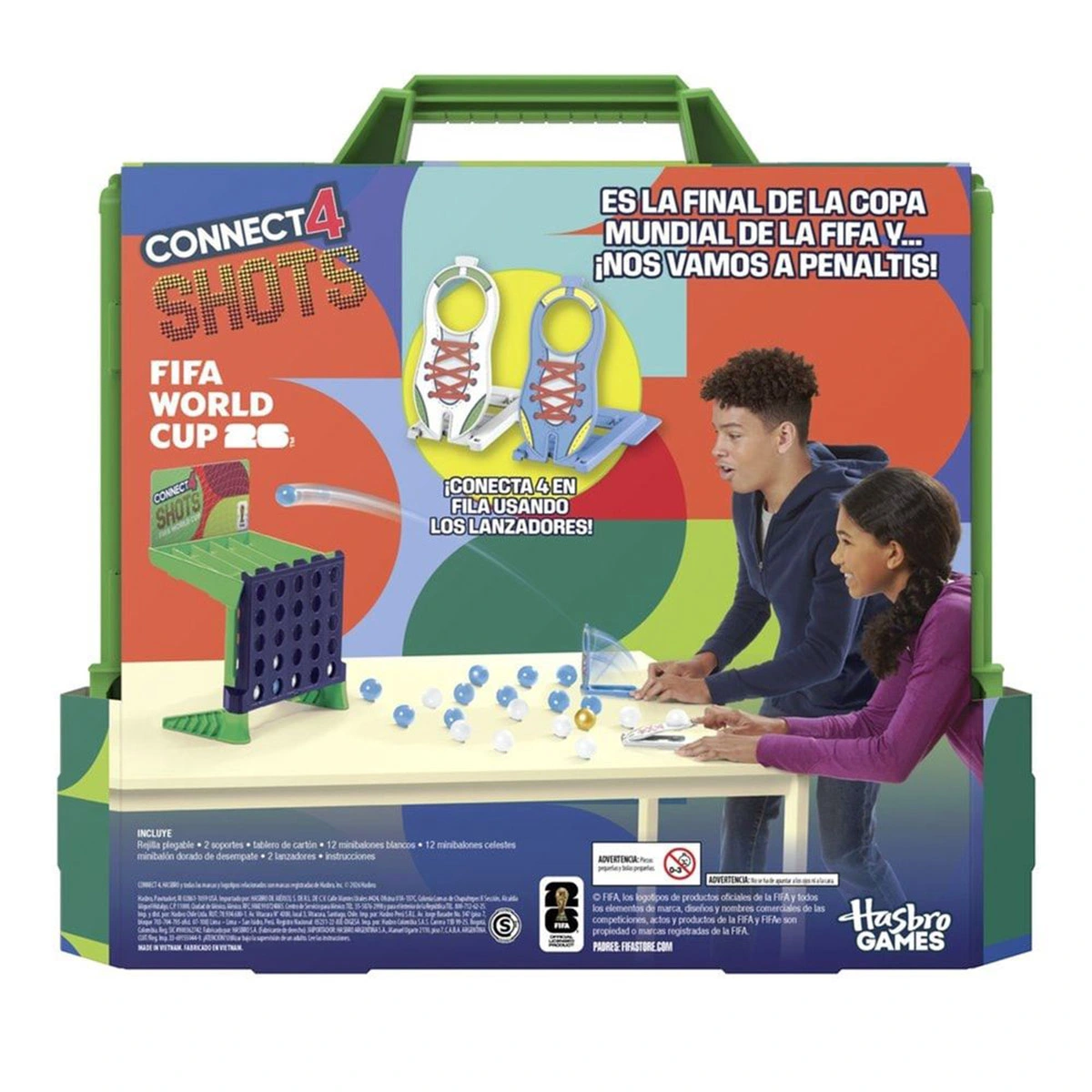 JUEGO DE MESA HASBRO GAMES CONNECT 4 SHOTS COPA MUNDIAL DE LA FIFA 2026 - 3