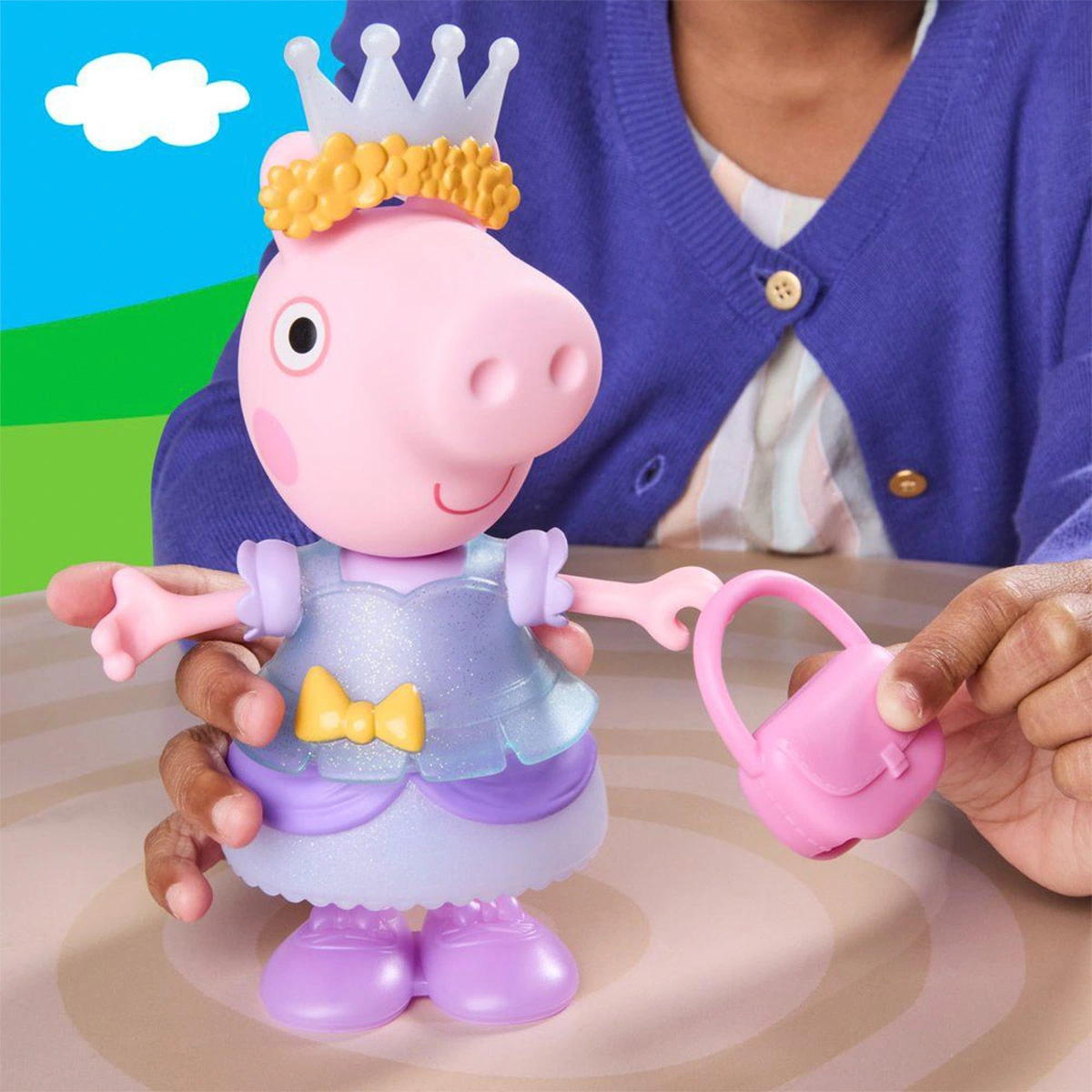 MUÑECA PEPPA PIG TRES CERDITOS VESTIDOS CON ESTILO - 12