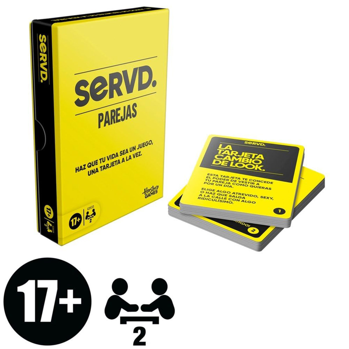 JUEGO DE MESA HASBRO GAMES SERVD PAREJAS - 4
