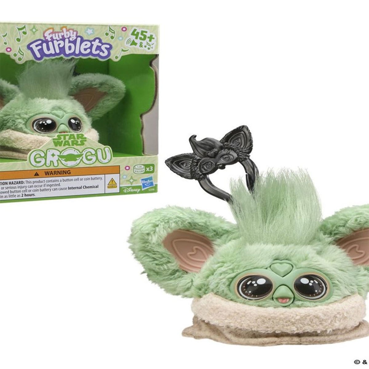 MINI AMIGO INTERACTIVO FURBY FURBLETS STAR WARS GROGU - 1