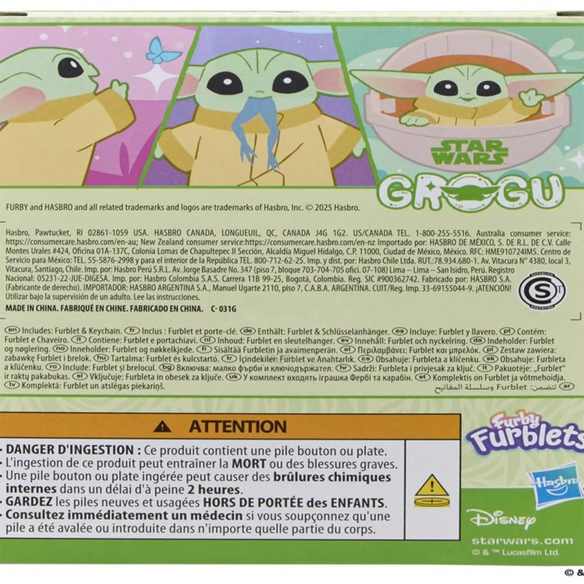 MINI AMIGO INTERACTIVO FURBY FURBLETS STAR WARS GROGU - 11