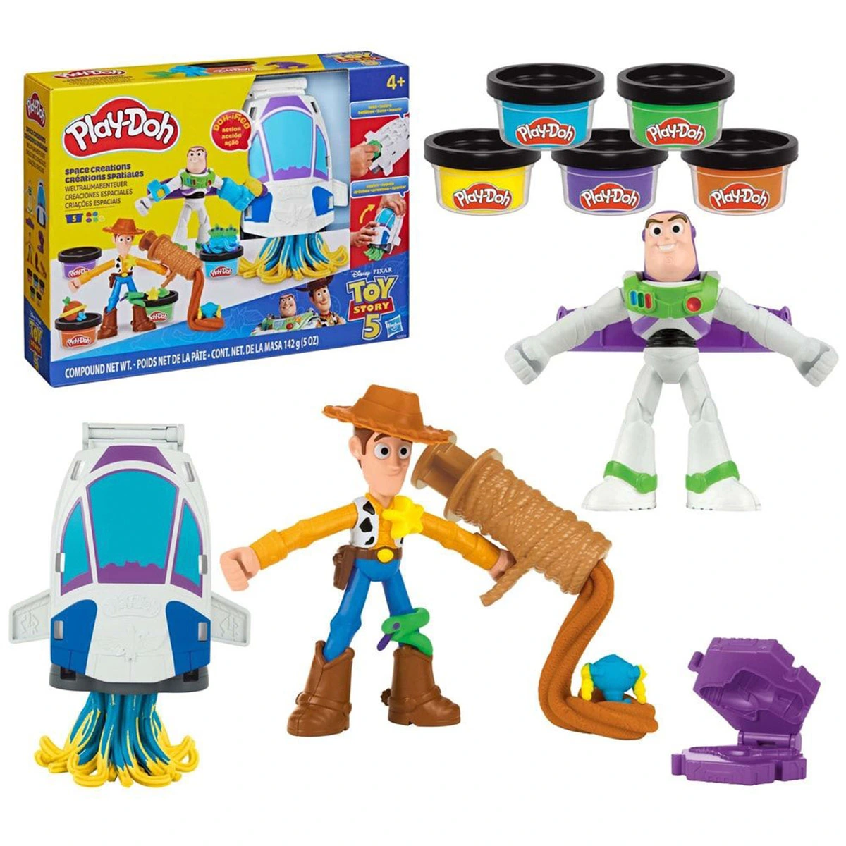 SET DE MASAS MOLDEABLES PLAY DOH TOY STORY CREACIONES ESPACIALES - 1