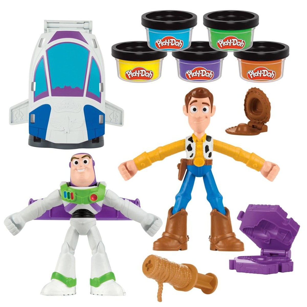 SET DE MASAS MOLDEABLES PLAY DOH TOY STORY CREACIONES ESPACIALES - 2
