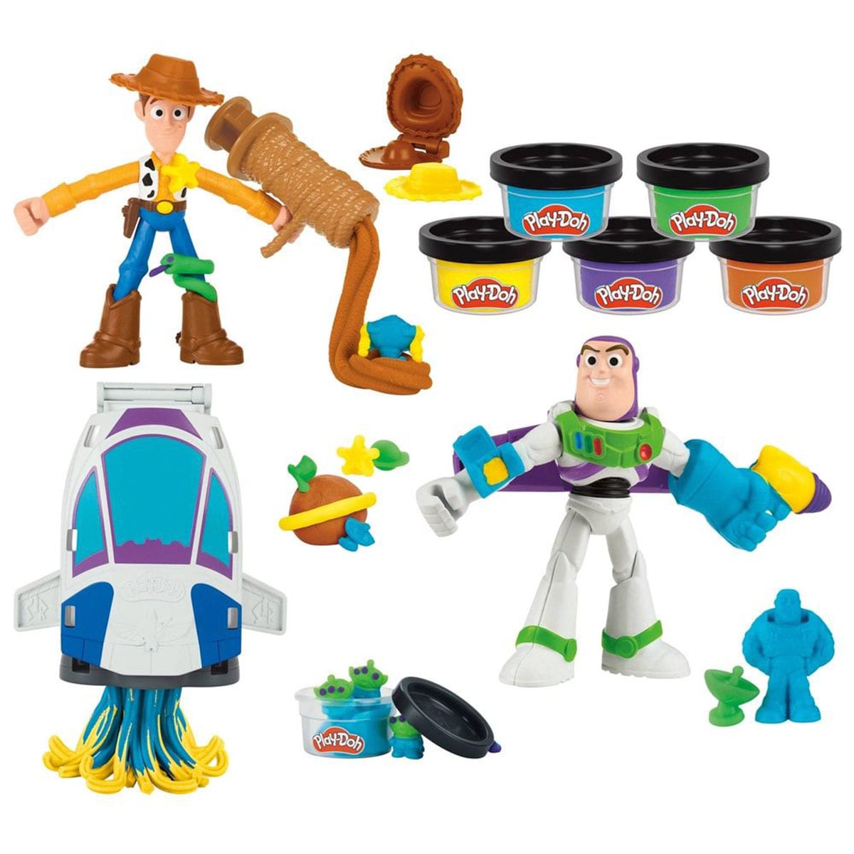 SET DE MASAS MOLDEABLES PLAY DOH TOY STORY CREACIONES ESPACIALES - 3
