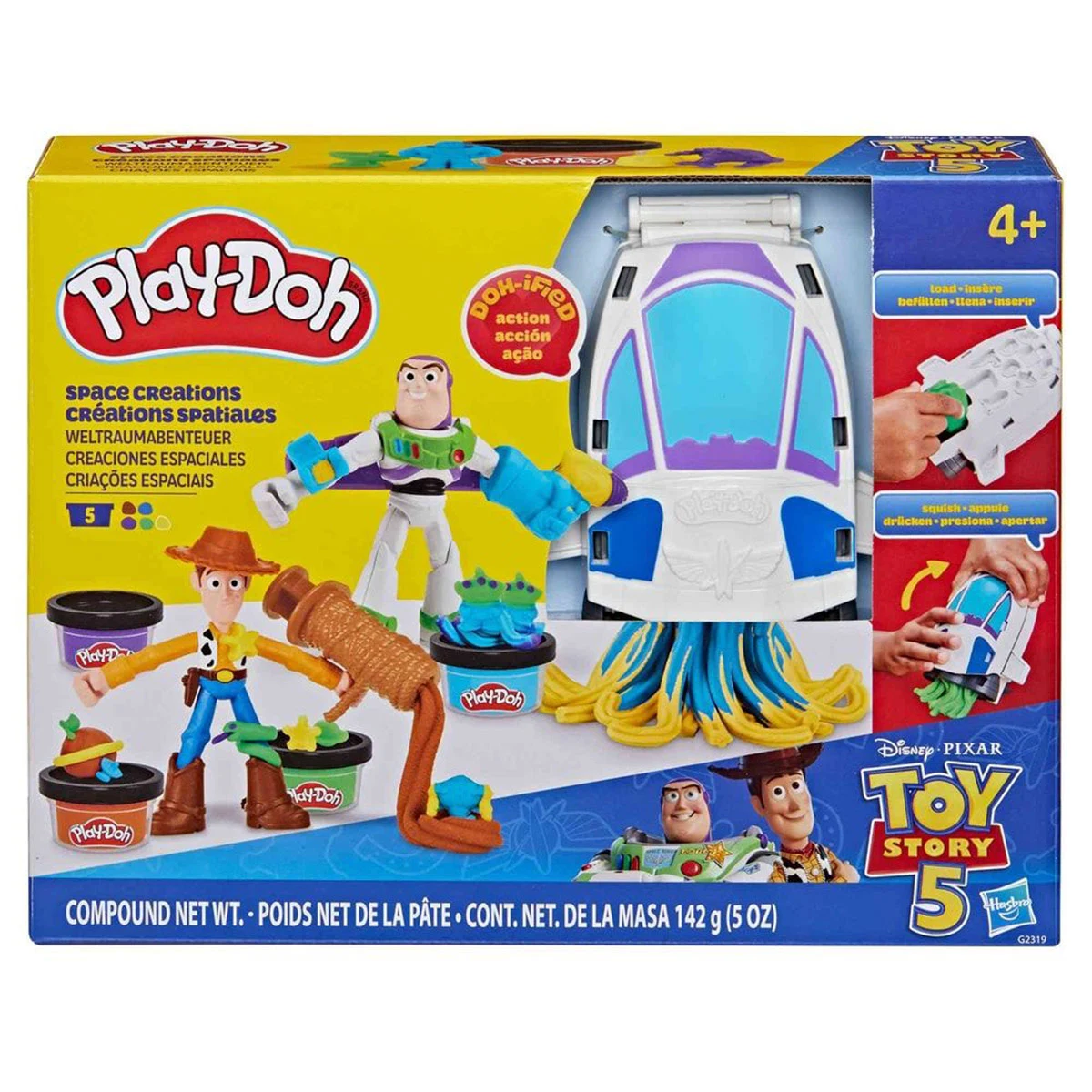 SET DE MASAS MOLDEABLES PLAY DOH TOY STORY CREACIONES ESPACIALES - 4