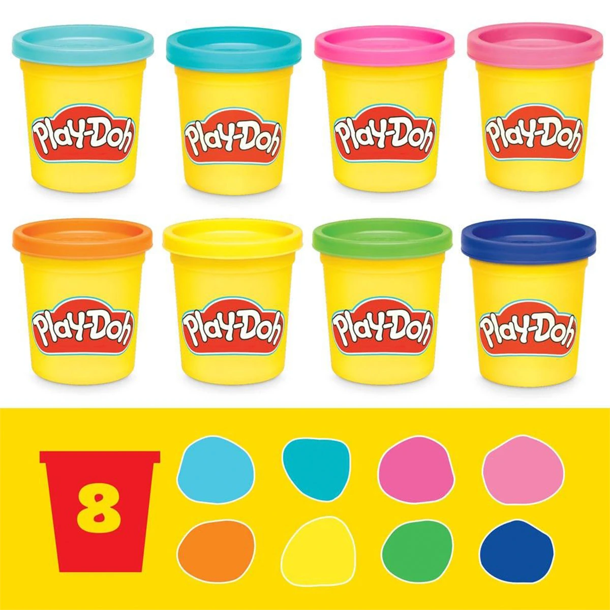 SET DE MASAS MOLDEABLES PLAY-DOH PACK DE MINISETS CLÁSICOS - 9