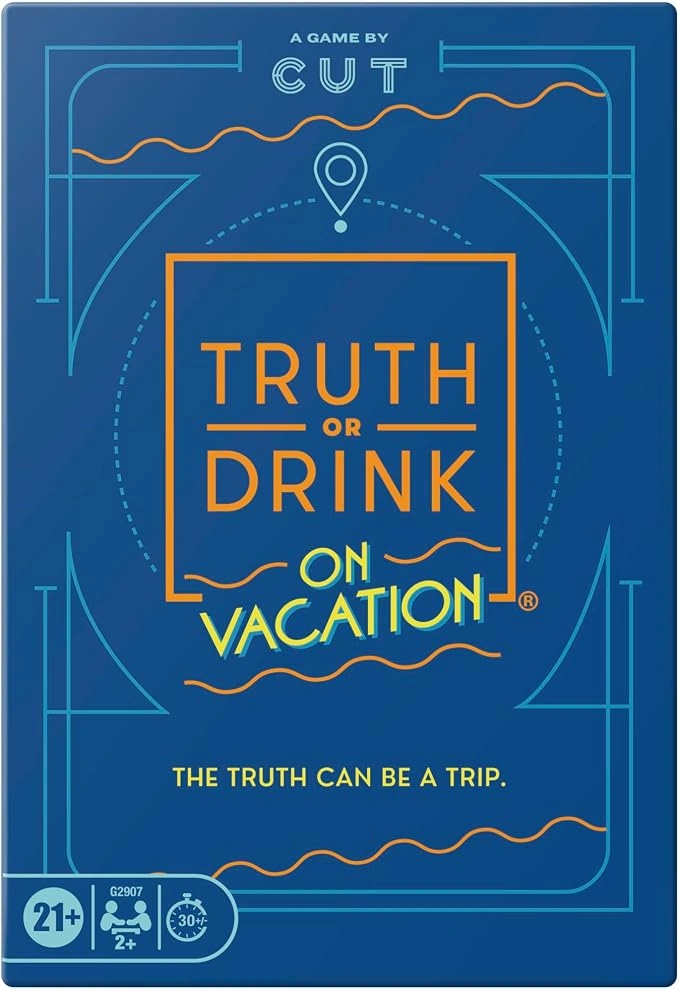 JUEGO DE MESA TRUTH OR DRINK: ON VACATION HASBRO GAMING G3597 - 1