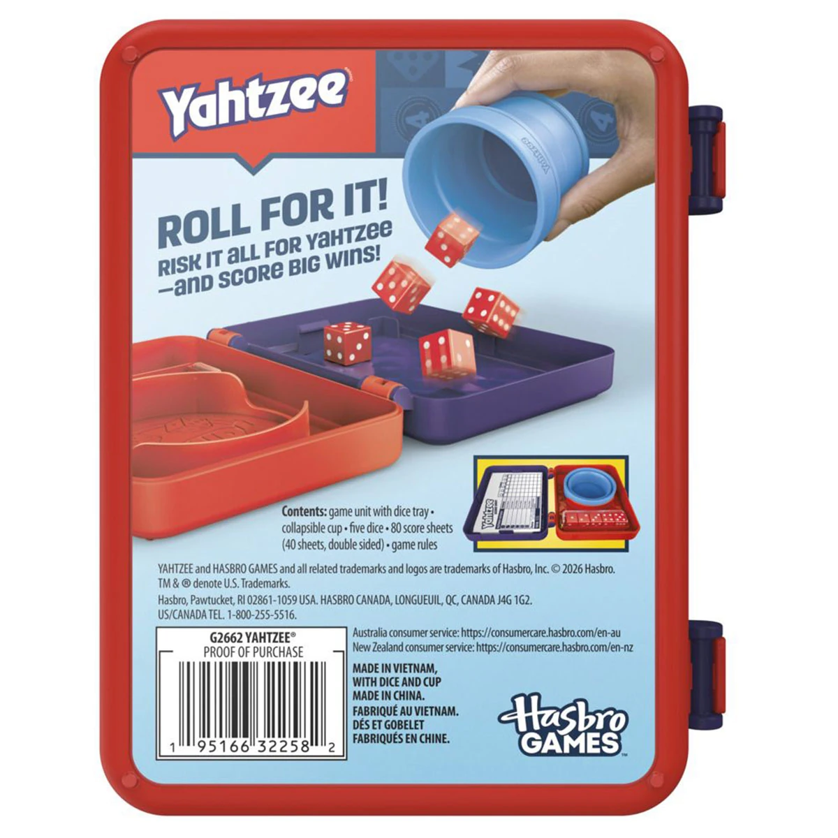 JUEGO DE MESA HASBRO GAMES YAHTZEE - 3