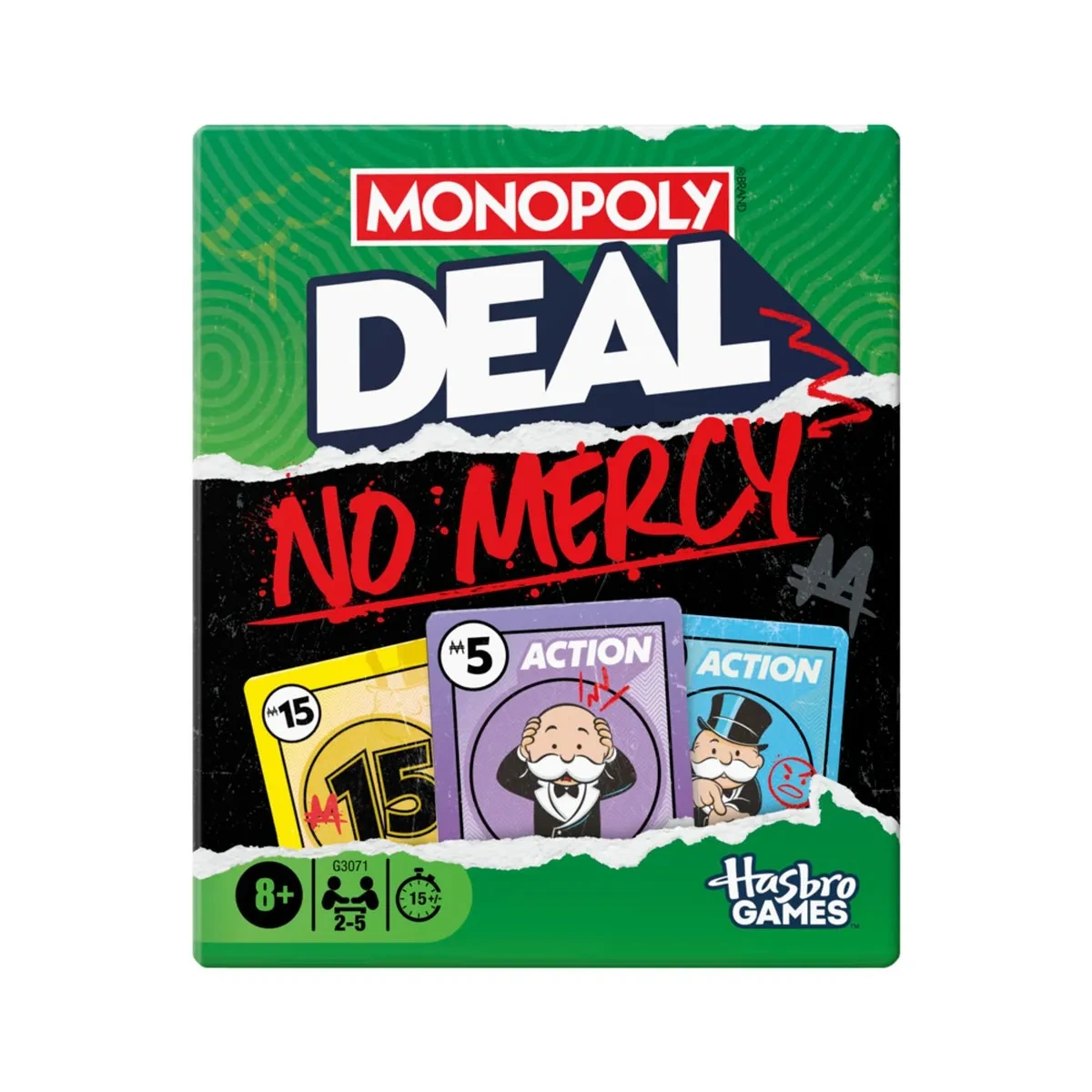 MONOPOLY DEAL NO MERCY HASBRO GAMING G3071 - 1