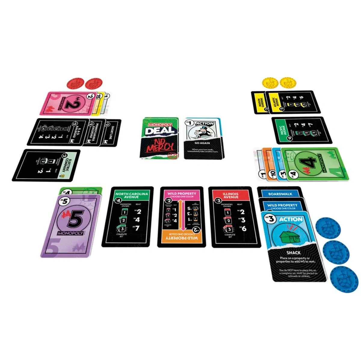 MONOPOLY DEAL NO MERCY HASBRO GAMING G3071 - 2