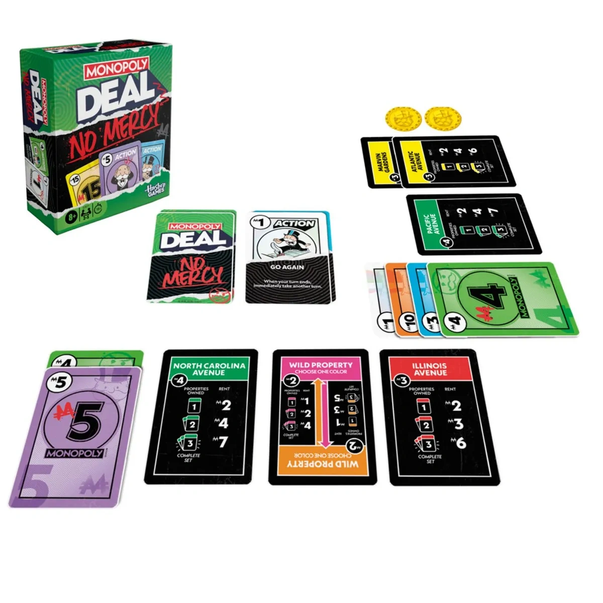 MONOPOLY DEAL NO MERCY HASBRO GAMING G3071 - 3
