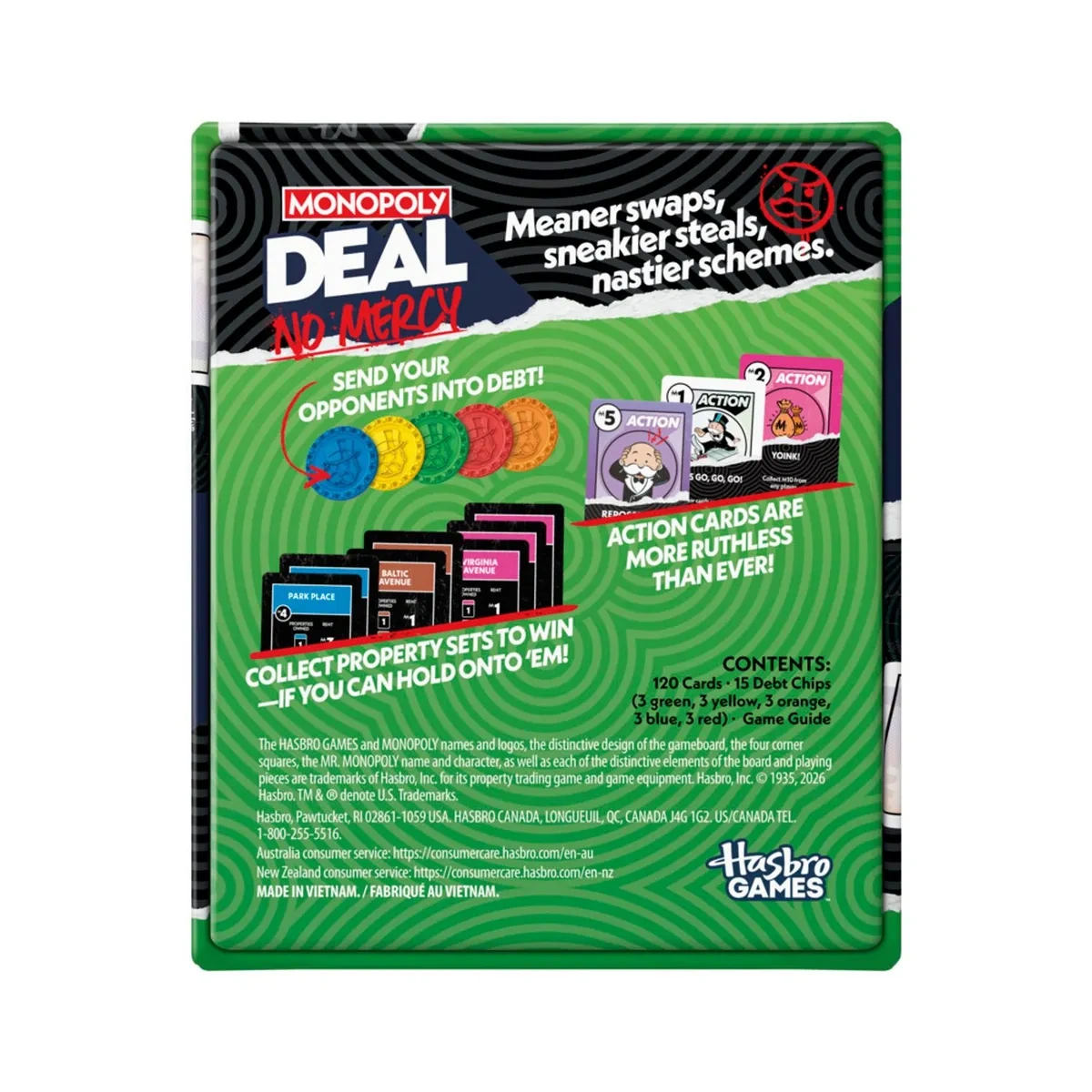 MONOPOLY DEAL NO MERCY HASBRO GAMING G3071 - 4