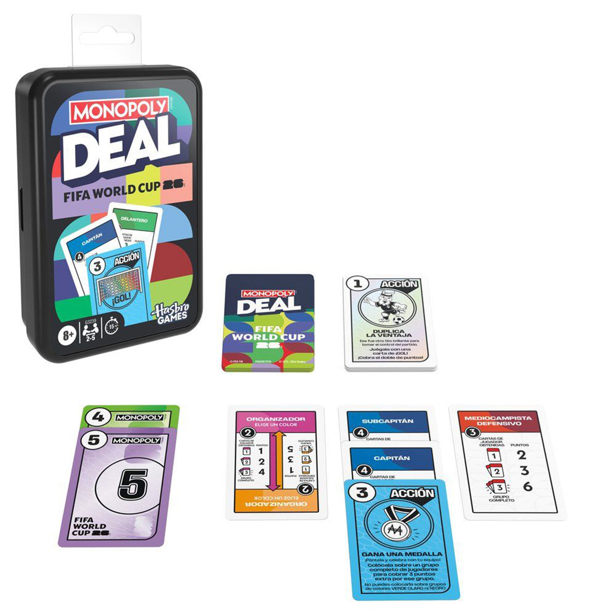JUEGO DE CARTAS MONOPOLY DEAL FIFA 2026 - 1