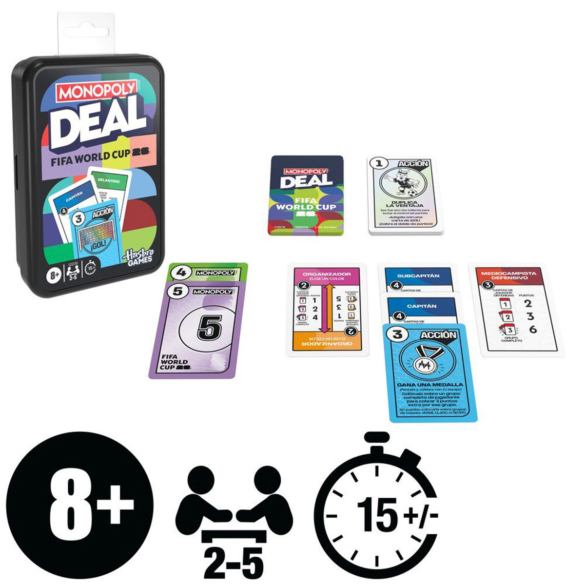JUEGO DE CARTAS MONOPOLY DEAL FIFA 2026 - 4