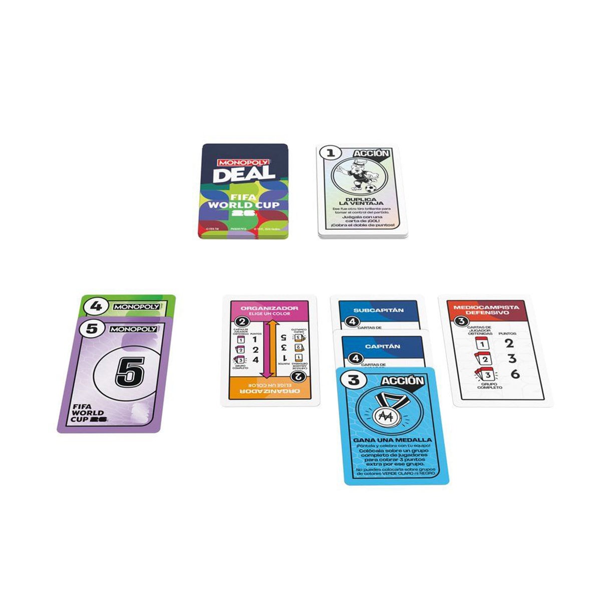 JUEGO DE CARTAS MONOPOLY DEAL FIFA 2026 - 5