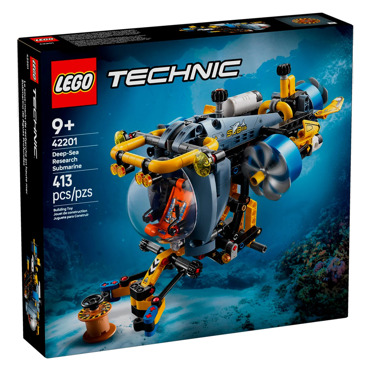 BLOQUES CONSTRUCCIÓN LEGO 42201 SUBMARINO DE INVESTIGACION DE AGUAS PROFUNDA - 2